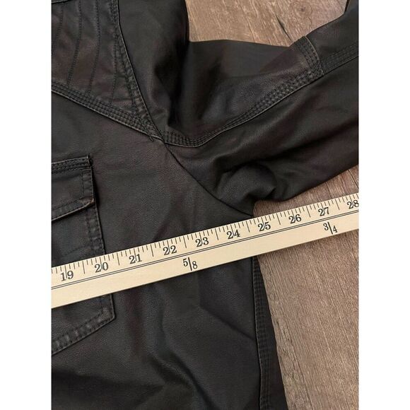 Cody James Leather Moto Distressed Brown Jacket Full Zip Western Men's XL Lined - Picture 9 of 11